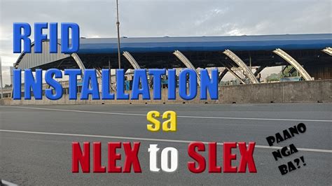 rfid card slex|slex rfid installation sites.